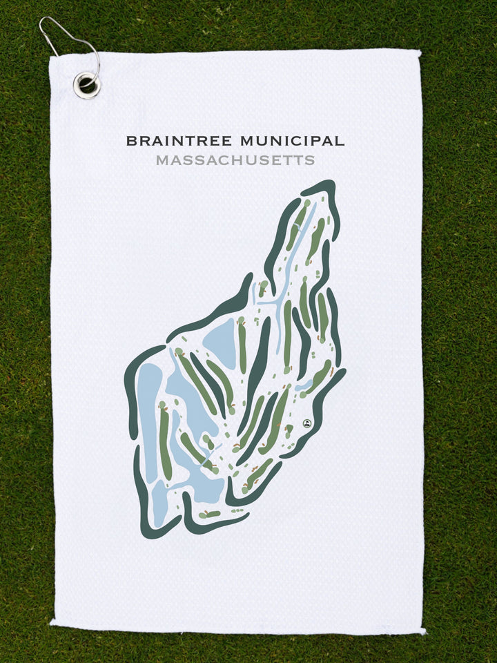 Braintree Municipal Golf Course, Massachusetts - Printed Golf Courses