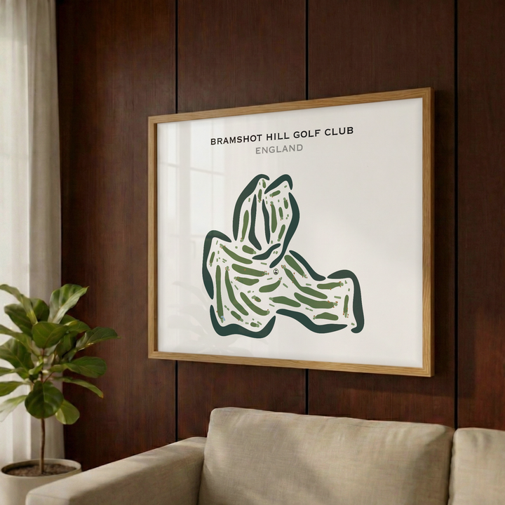 Bramshot Hill Golf Club, England - Printed Golf Courses