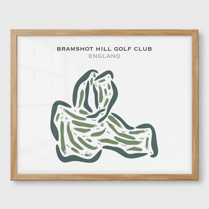 Bramshot Hill Golf Club, England - Printed Golf Courses