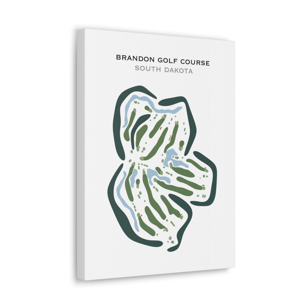 Brandon Golf Course, South Dakota - Printed Golf Courses
