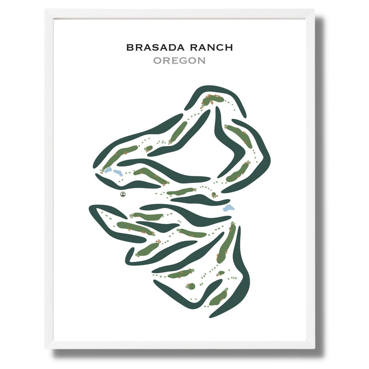 Brasada Ranch, Oregon - Printed Golf Courses