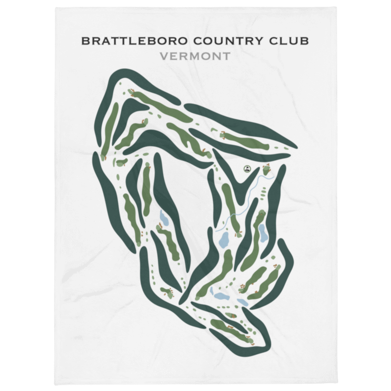 Brattleboro Country Club, Brattleboro, Vermont - Printed Golf Courses