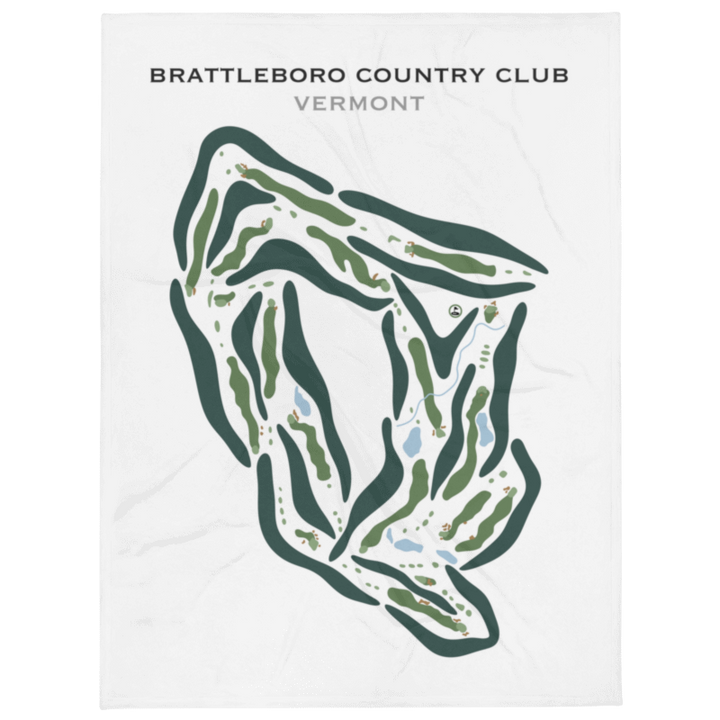 Brattleboro Country Club, Brattleboro, Vermont - Printed Golf Courses