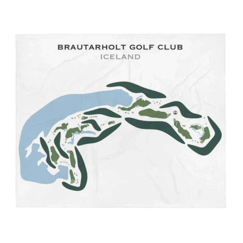Brautarholt Golf Club, Iceland - Printed Golf Courses