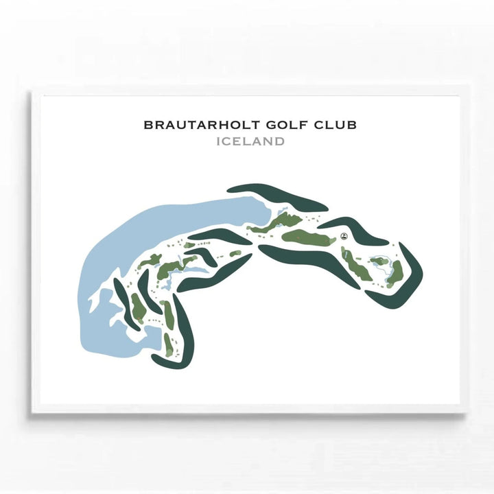 Brautarholt Golf Club, Iceland - Printed Golf Courses