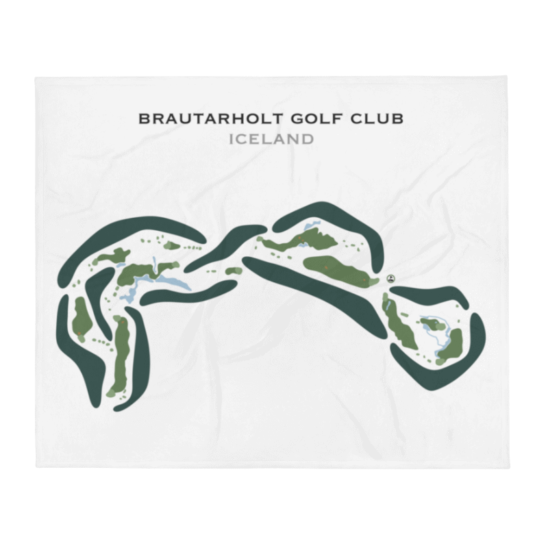 Brautarholt Golf Club, Iceland - Printed Golf Courses