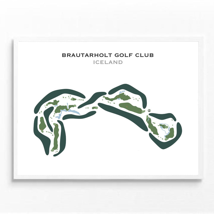 Brautarholt Golf Club, Iceland - Printed Golf Courses