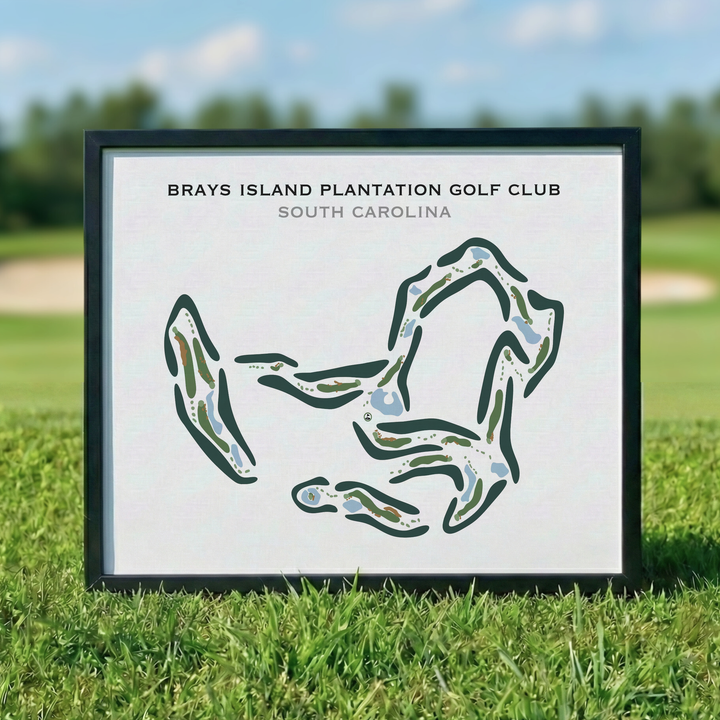 Brays Island Plantation & Golf Club, South Carolina - Printed Golf Course