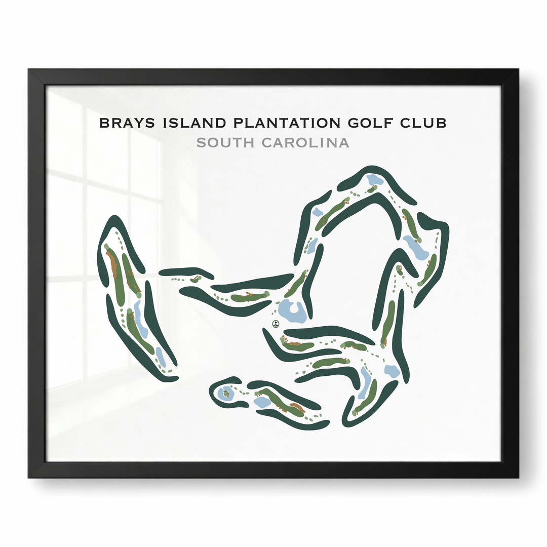 Brays Island Plantation & Golf Club, South Carolina - Printed Golf Course