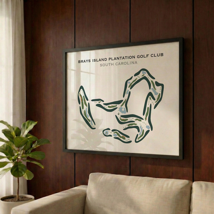 Brays Island Plantation & Golf Club, South Carolina - Printed Golf Course