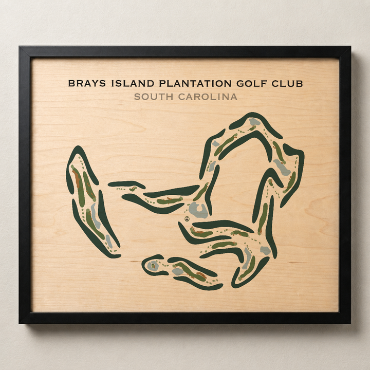 Brays Island Plantation & Golf Club, South Carolina - Printed Golf Course