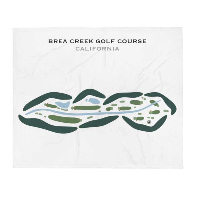 Brea Creek Golf Course, California - Printed Golf Courses