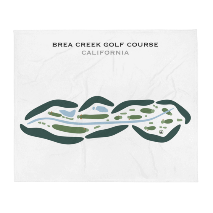 Brea Creek Golf Course, California - Printed Golf Courses