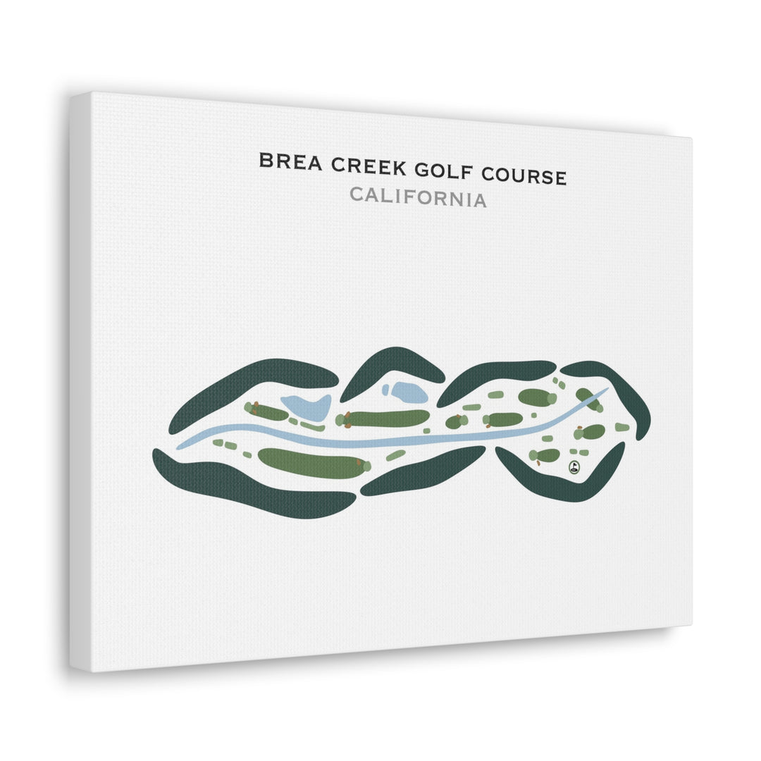 Brea Creek Golf Course, California - Printed Golf Courses
