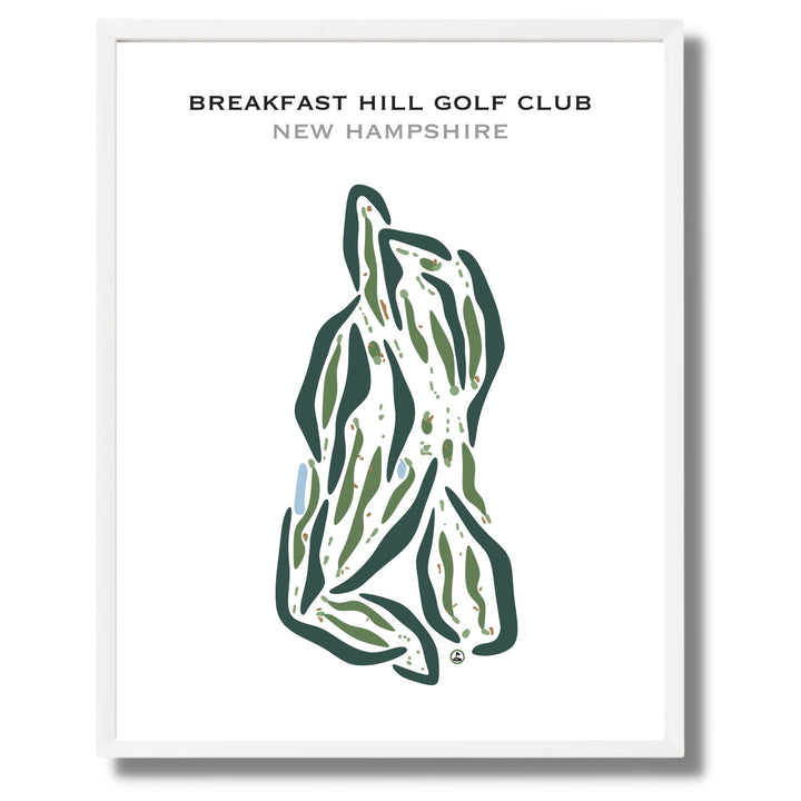 Breakfast Hill Golf Club, New Hampshire - Printed Golf Courses