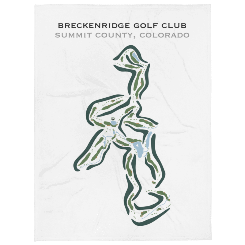 Breckenridge Golf Club, Summit County, Colorado - Printed Golf Course