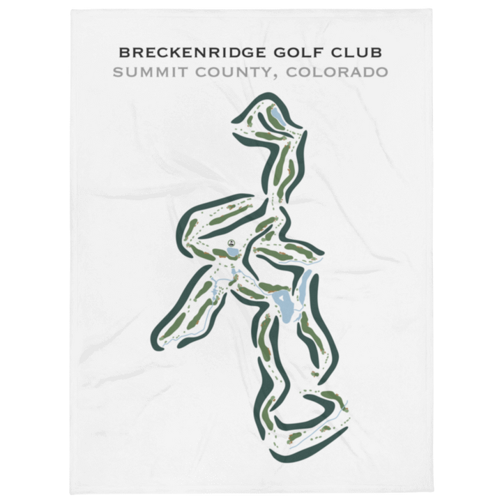 Breckenridge Golf Club, Summit County, Colorado - Printed Golf Course