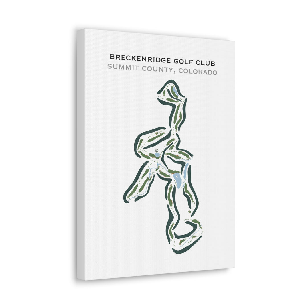 Breckenridge Golf Club, Summit County, Colorado - Printed Golf Course