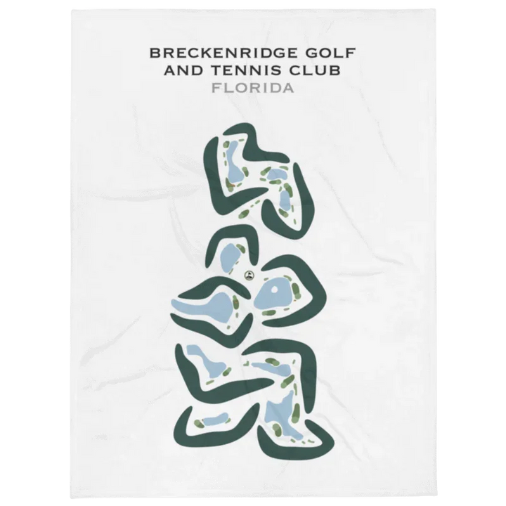 Breckenridge Golf & Tennis Club, Florida - Printed Golf Courses