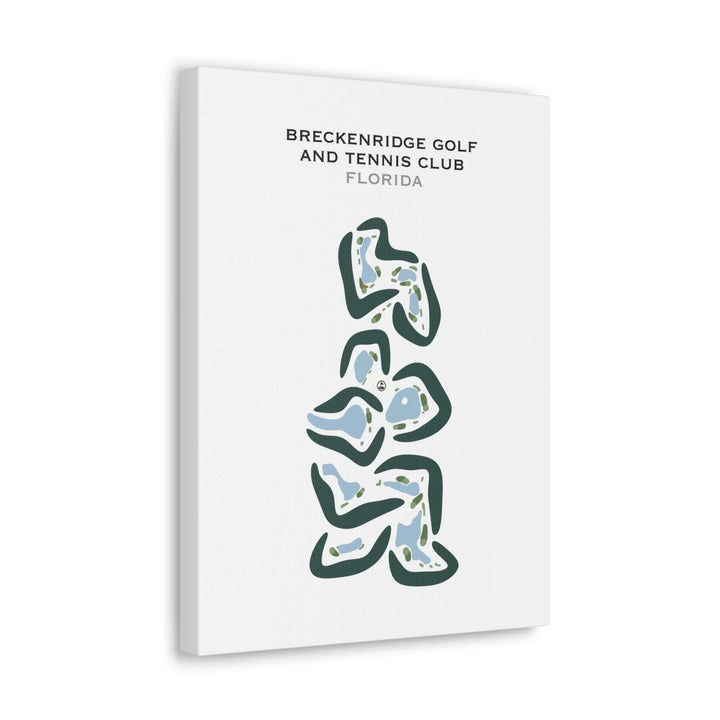 Breckenridge Golf & Tennis Club, Florida - Printed Golf Courses