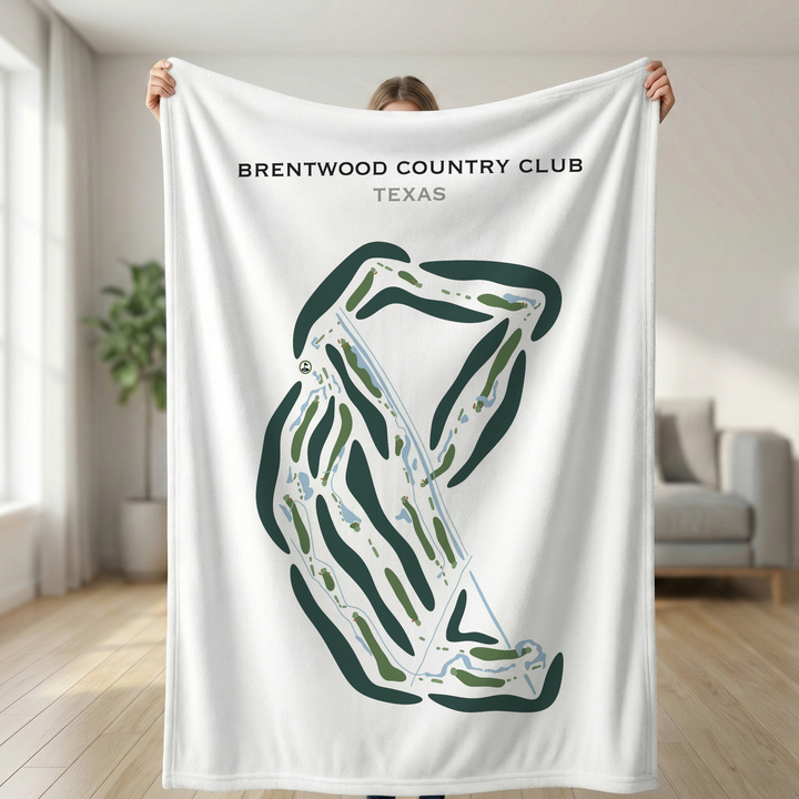Brentwood Country Club, Texas - Printed Golf Courses