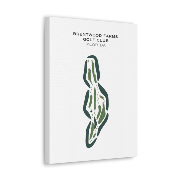 Brentwood Farms Golf Club, Florida - Printed Golf Courses