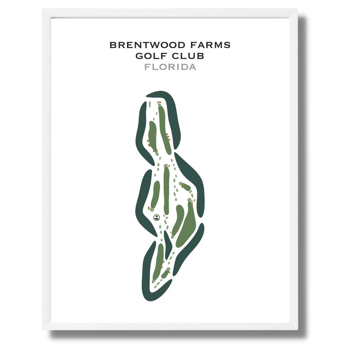Brentwood Farms Golf Club, Florida - Printed Golf Courses
