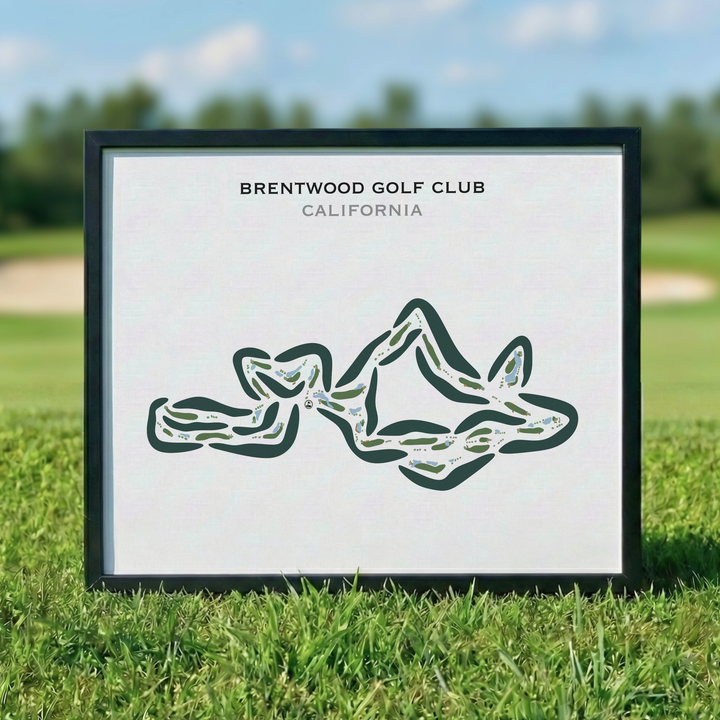 Brentwood Golf Club, California - Printed Golf Courses