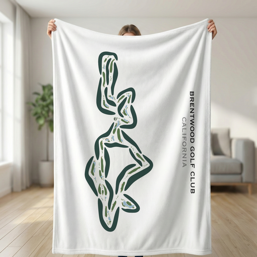 Brentwood Golf Club, California - Printed Golf Courses