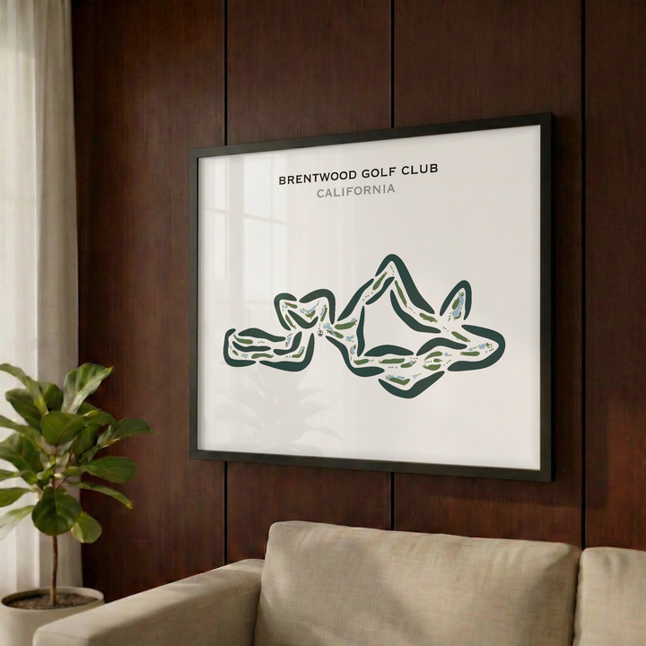 Brentwood Golf Club, California - Printed Golf Courses