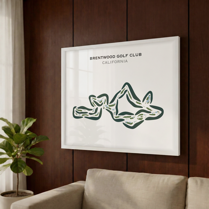Brentwood Golf Club, California - Printed Golf Courses