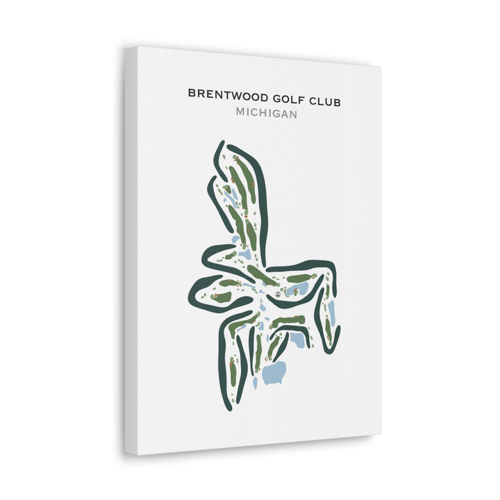 Brentwood Golf Club, Michigan - Printed Golf Courses