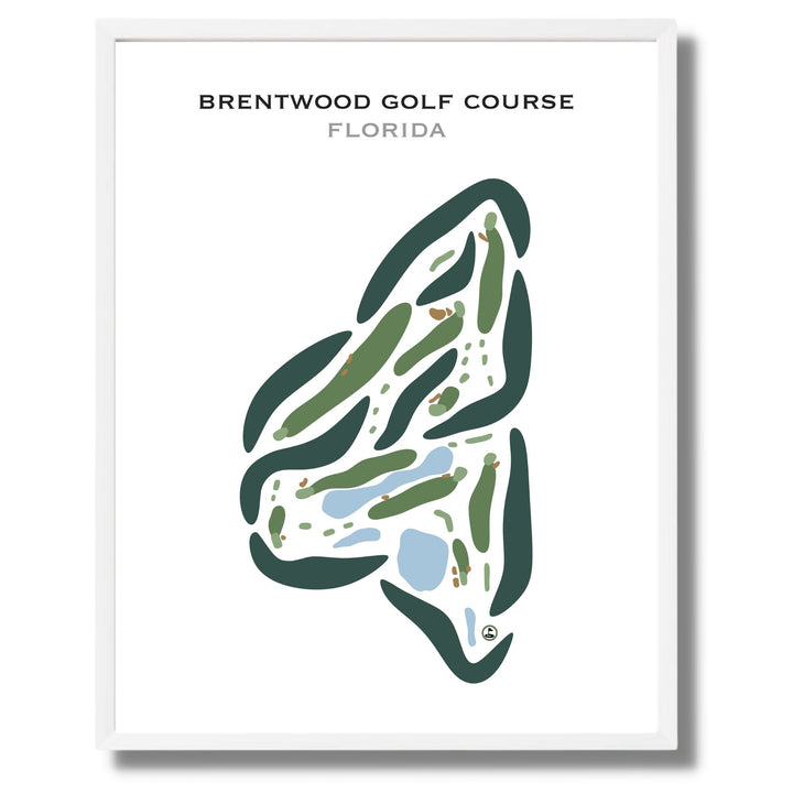 Brentwood Golf Course, Florida - Printed Golf Courses