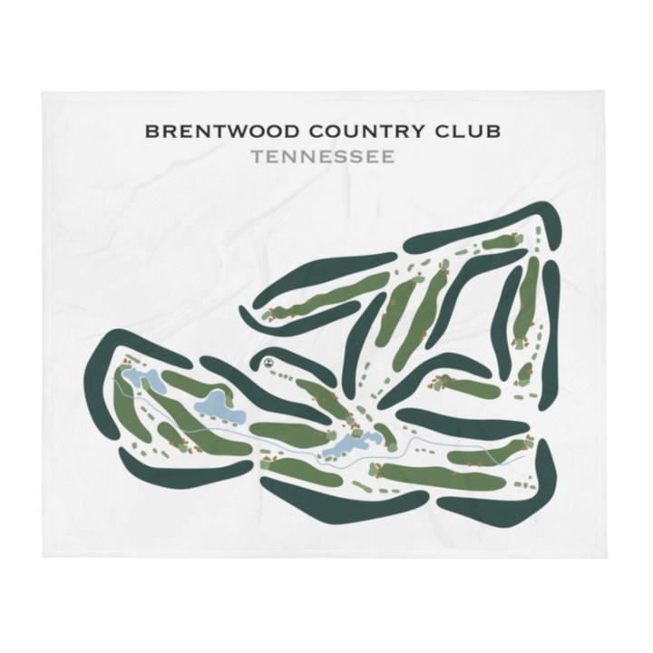 Brentwood Country Club, Tennessee - Printed Golf Courses