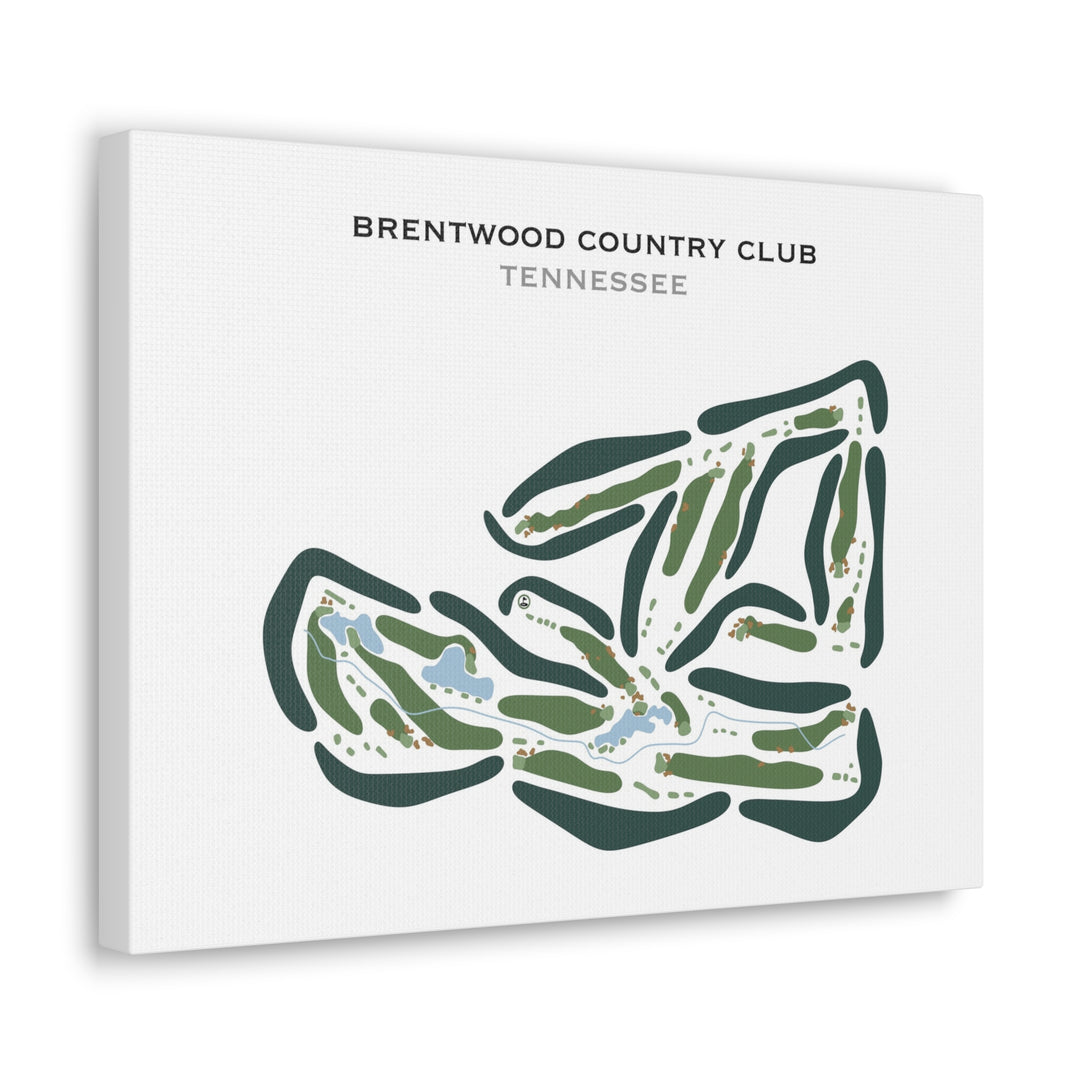 Brentwood Country Club, Tennessee - Printed Golf Courses