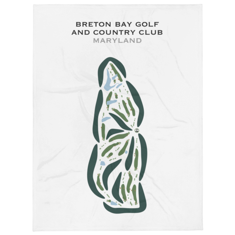 Breton Bay Golf & Country Club, Maryland - Printed Golf Courses