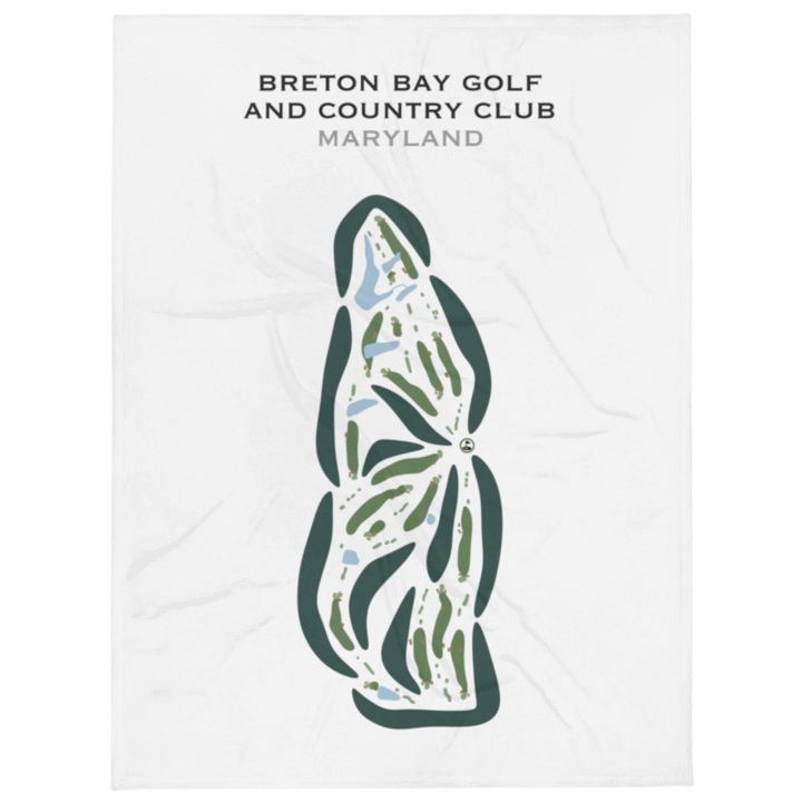 Breton Bay Golf & Country Club, Maryland - Printed Golf Courses