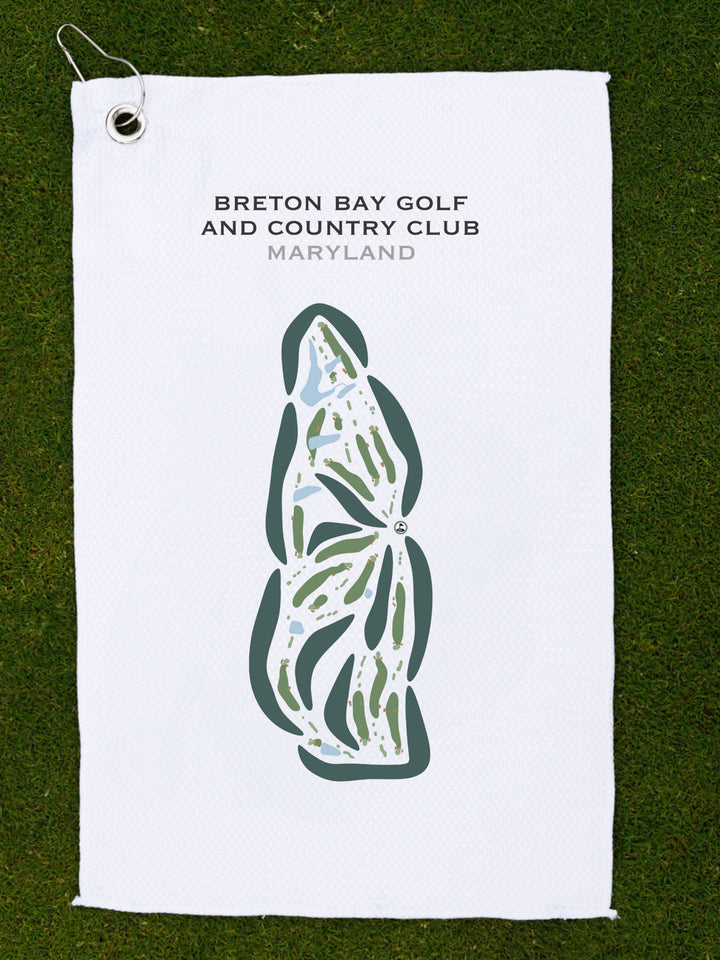 Breton Bay Golf & Country Club, Maryland - Printed Golf Courses