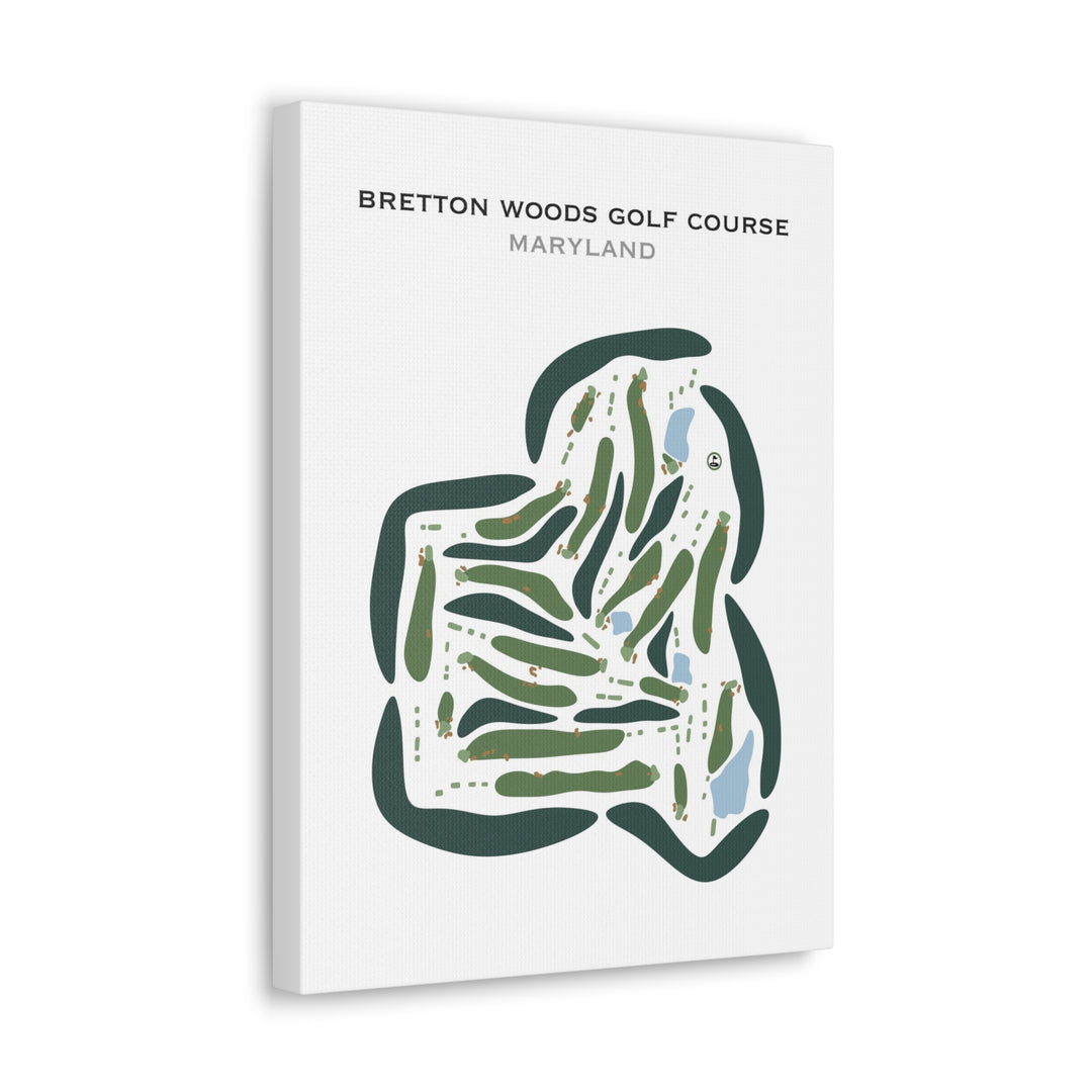 Bretton Woods Golf Course, Maryland - Printed Golf Courses