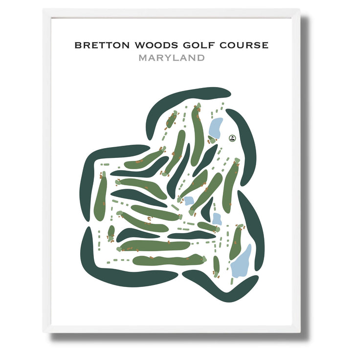 Bretton Woods Golf Course, Maryland - Printed Golf Courses
