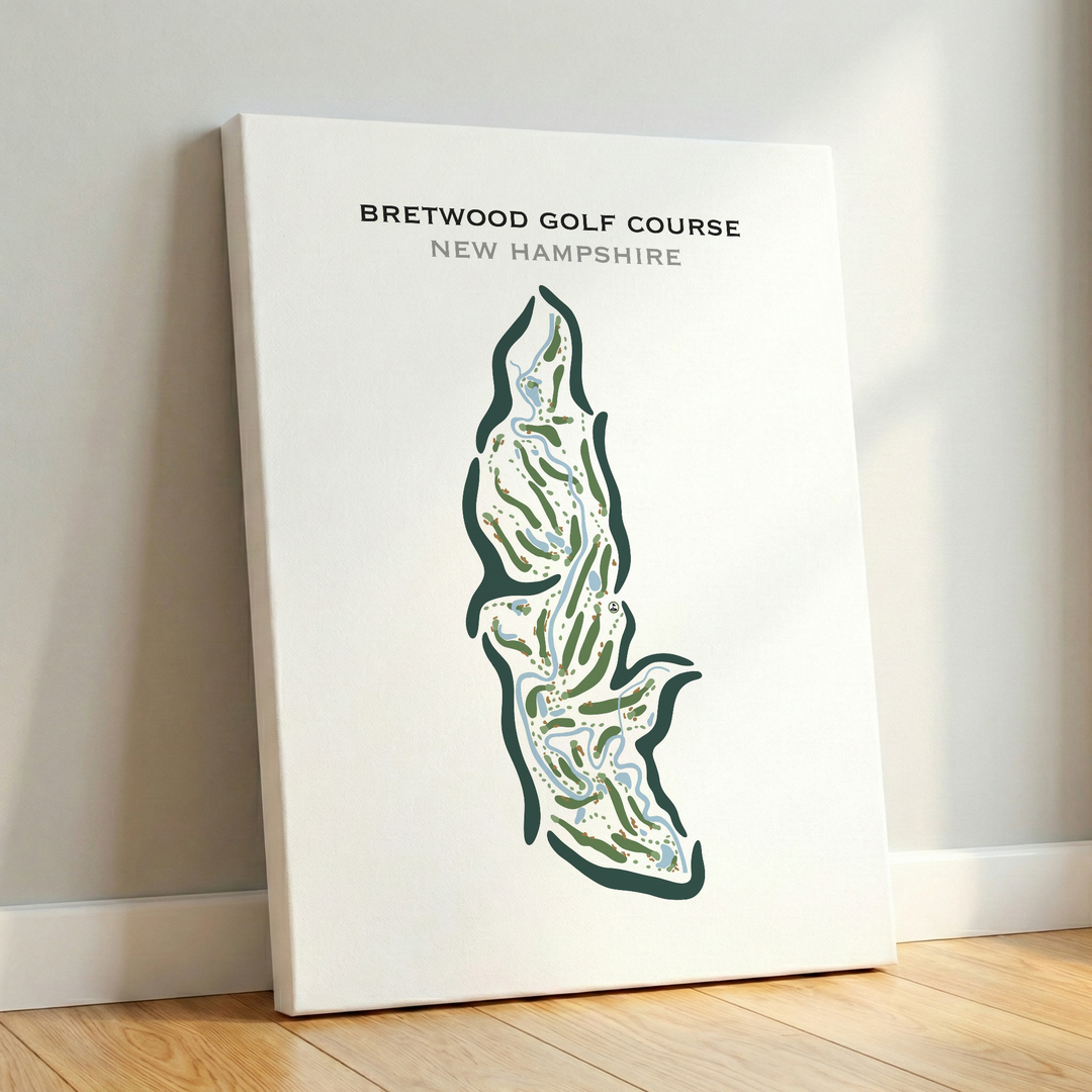 Bretwood Golf Course, New Hampshire - Printed Golf Courses