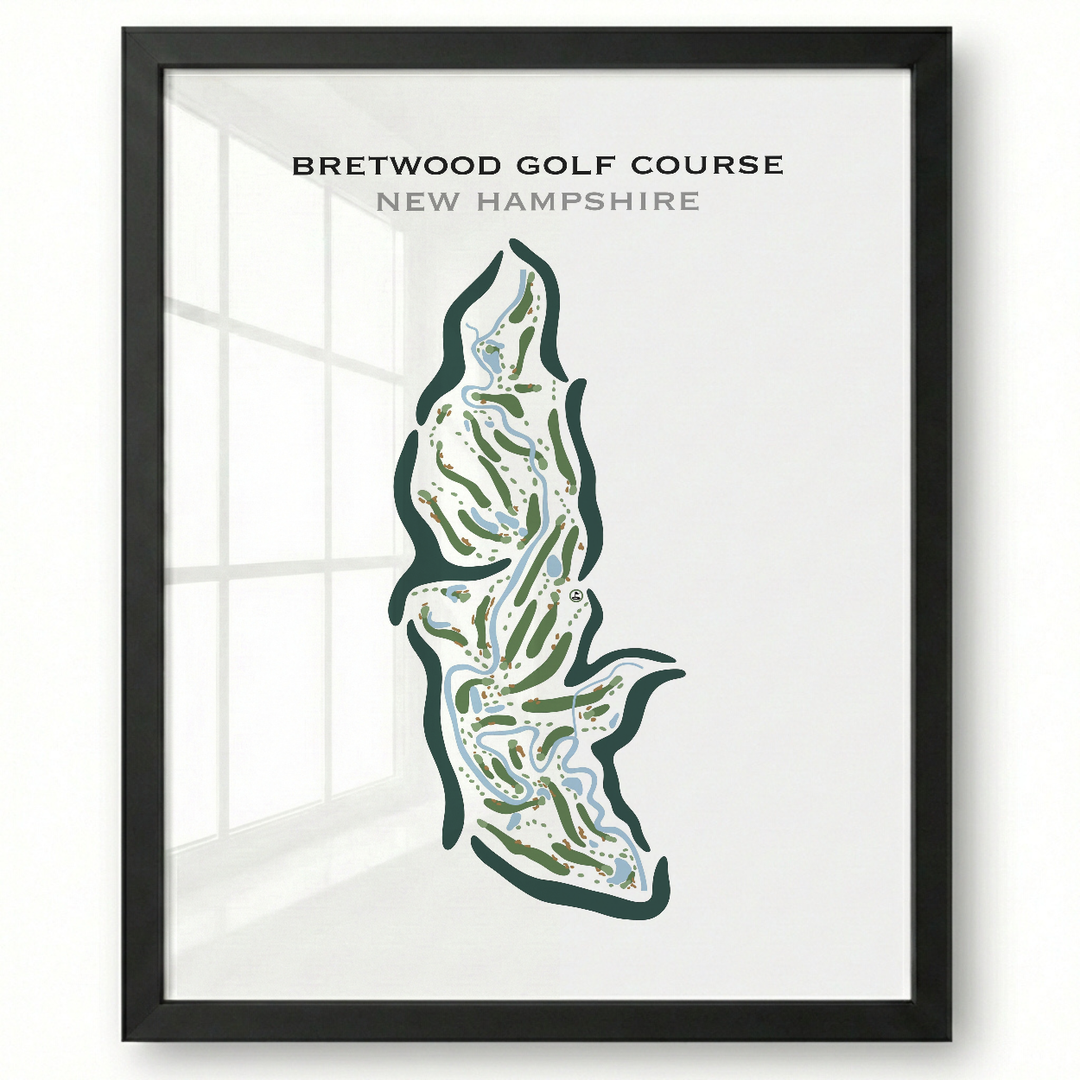 Bretwood Golf Course, New Hampshire - Printed Golf Courses