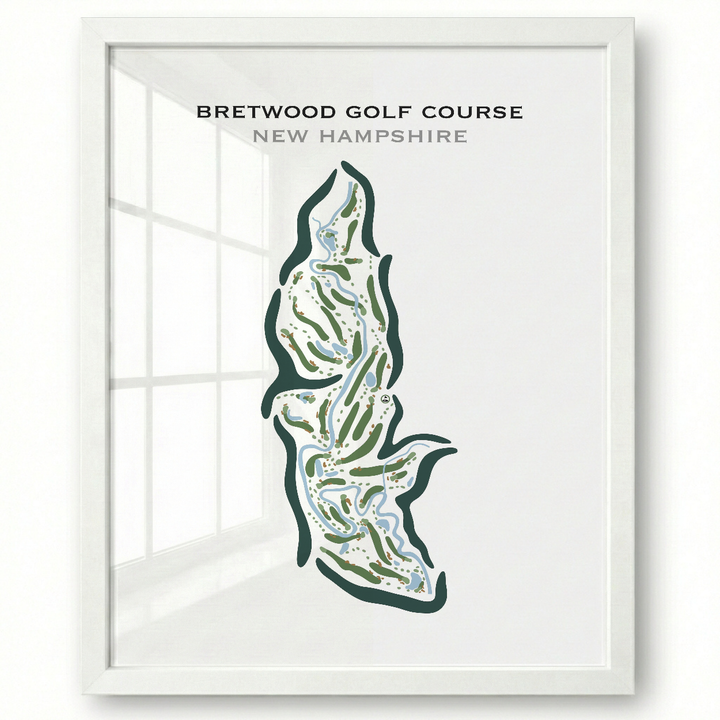 Bretwood Golf Course, New Hampshire - Printed Golf Courses