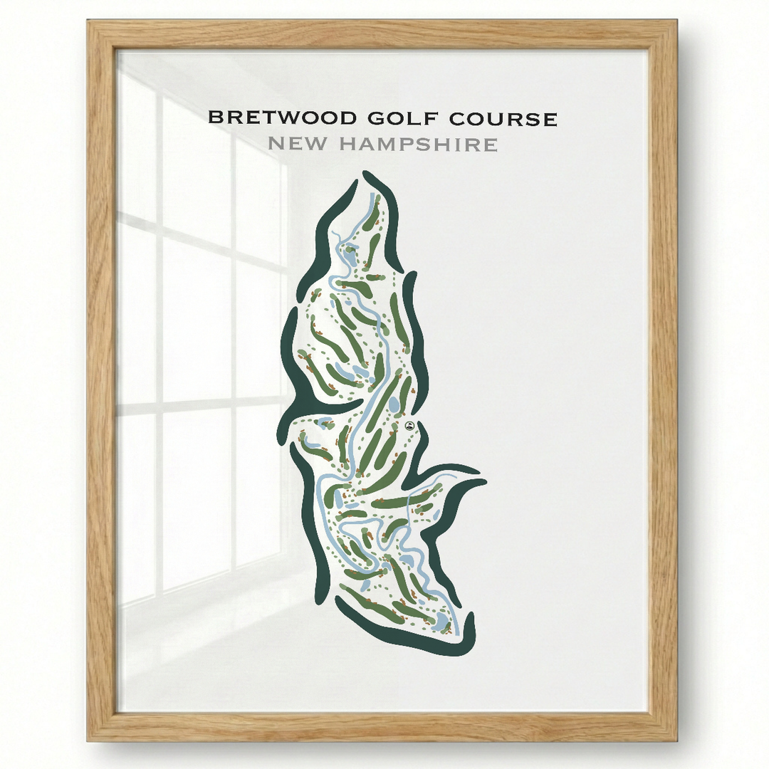 Bretwood Golf Course, New Hampshire - Printed Golf Courses