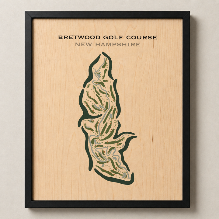 Bretwood Golf Course, New Hampshire - Printed Golf Courses
