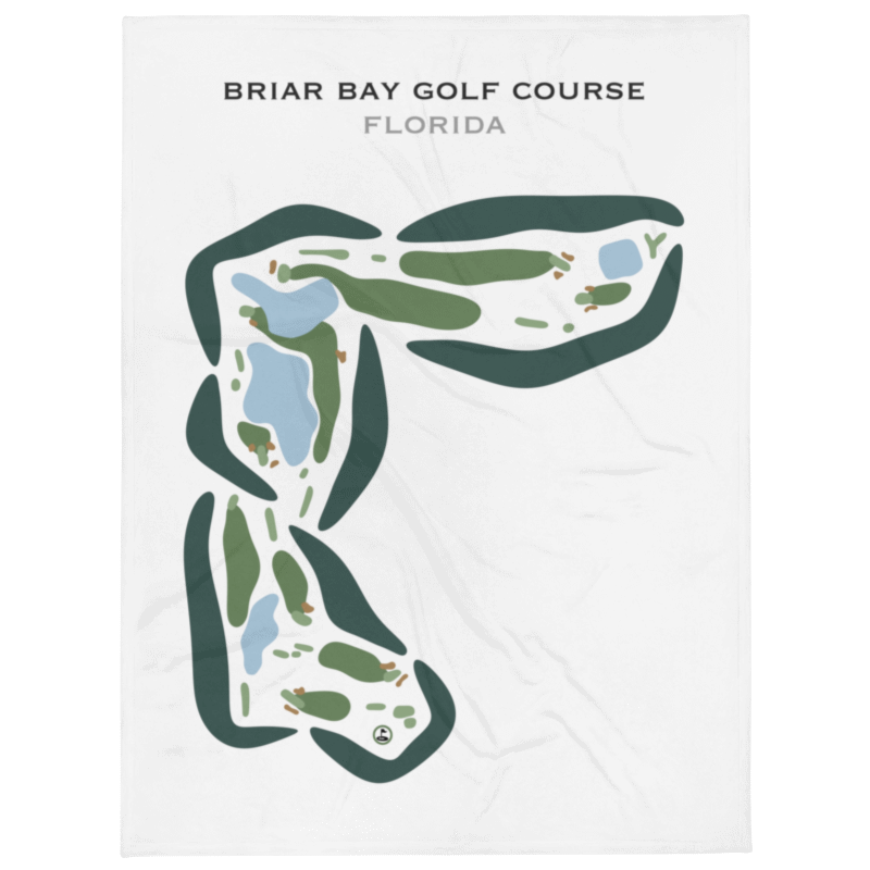 Briar Bay Golf Course, Florida - Printed Golf Courses