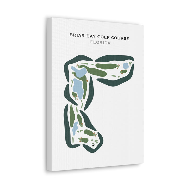 Briar Bay Golf Course, Florida - Printed Golf Courses