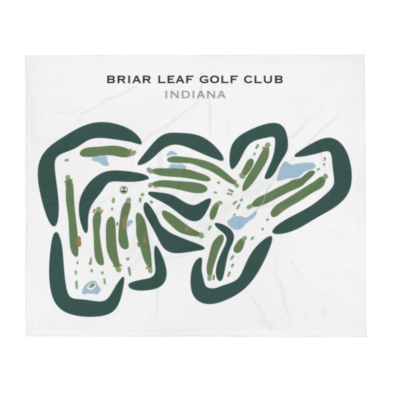 Briar Leaf Golf Club, Indiana - Printed Golf Courses