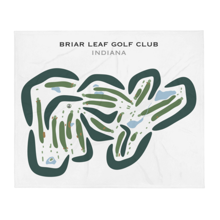 Briar Leaf Golf Club, Indiana - Printed Golf Courses
