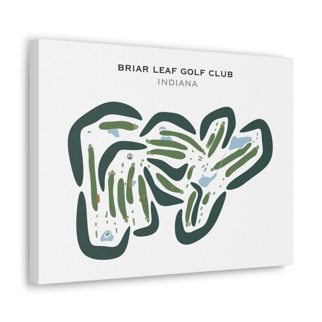 Briar Leaf Golf Club, Indiana - Printed Golf Courses